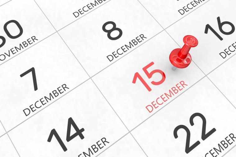 Impôts, quelques dates importantes en décembre / iStock-berkozel
