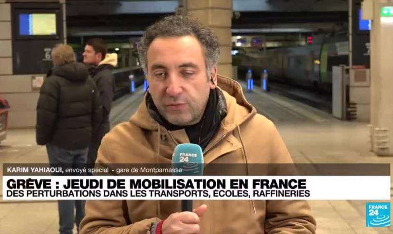 Grève : jeudi de mobilisation en France, des perturbations dans les transports, écoles et raffineries