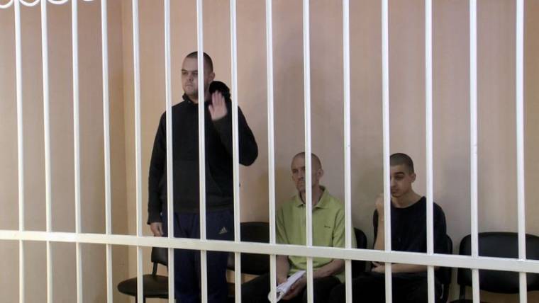 UKRAINE: DEUX BRITANNIQUES ET UN MAROCAIN CONDAMNÉS À MORT À DONETSK