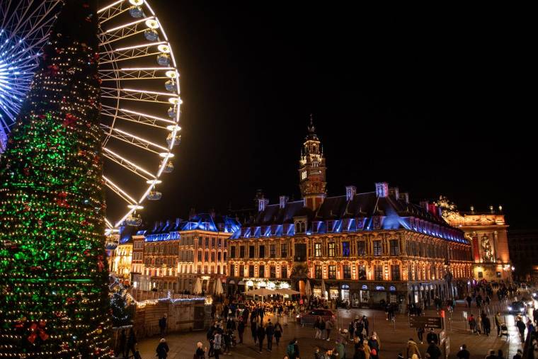 Lille, le 1er janvier 2022. ( AFP / THOMAS LO PRESTI )