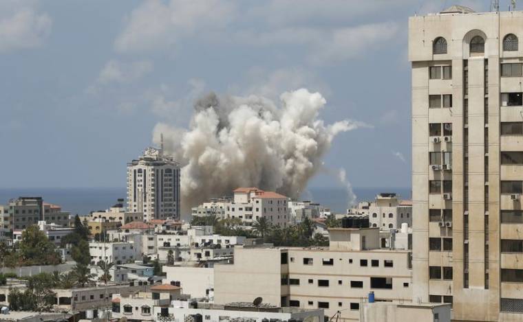 COMBATS ENTRE ISRAÉLIENS ET PALESTINIENS À GAZA