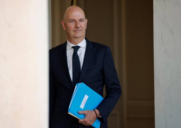 Roland Lescure, le 4 juillet 2022, à Paris ( AFP / Ludovic MARIN )