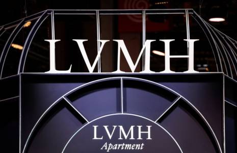 Logo de LVMH à Paris