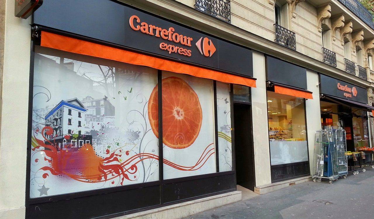 Un magasin Carrefour Express (Crédit: L. Grassin / )