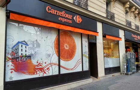 Un magasin Carrefour Express (Crédit: L. Grassin / )