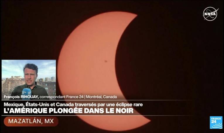Une rare éclipse totale a traversé l'Amérique du Nord : "Un événement hors du temps"