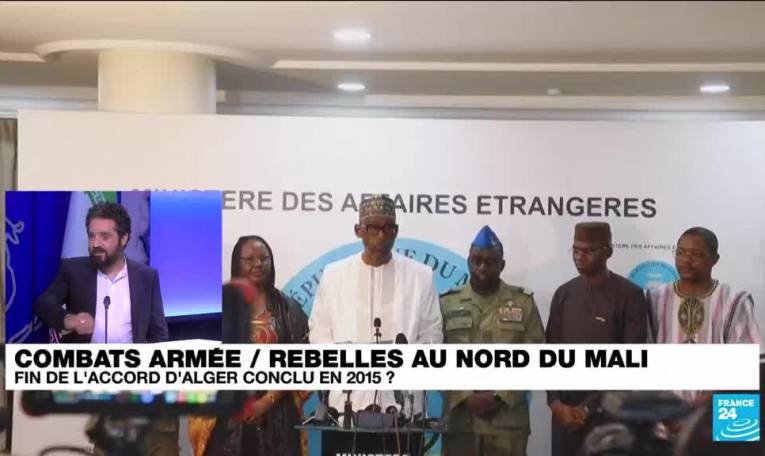 Combats entre l'armée et les rebelles au Mali : est-ce la fin de l’accord d’Alger ?