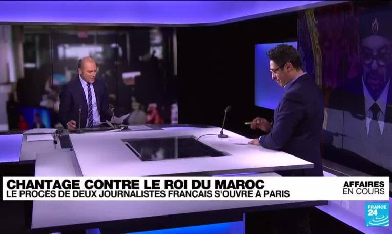 Chantage contre le roi du Maroc : le procès de deux journalistes français s'ouvre à Paris