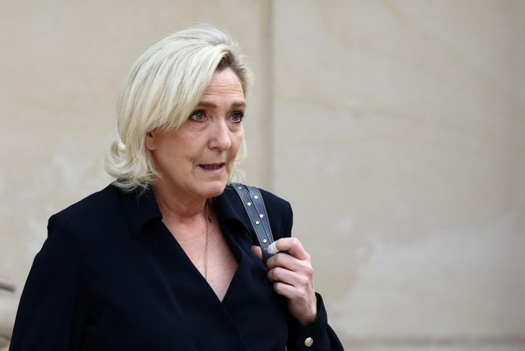 Newly-elected lawmakers make entry to the National Assembly in Paris