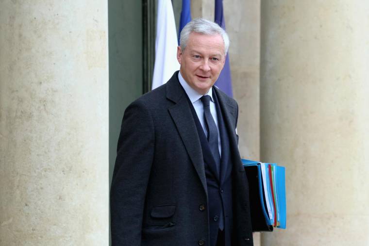 Bruno Le Maire à Paris le 14 février 2024. ( AFP / ALAIN JOCARD )