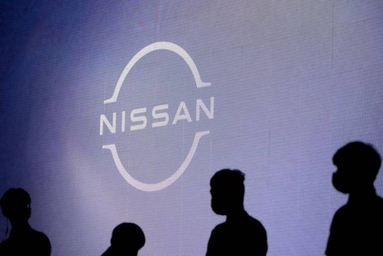 Photo d'archives du logo Nissan à Shanghai, en Chine