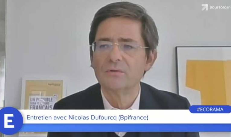 Nicolas Dufourcq (Bpifrance) : "Je pense qu'on va connaître une catapulte économique !"