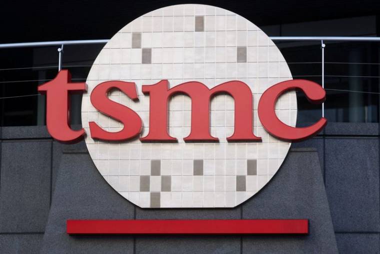 Photo d'archives du logo de TSMC