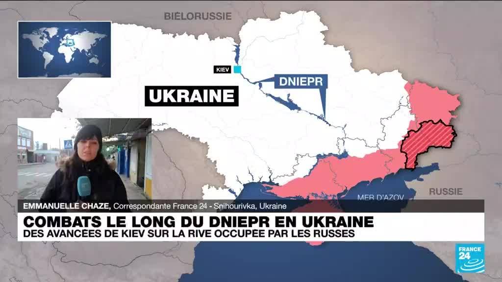 L'Ukraine revendique un succès face aux Russes sur la rive du Dniepr