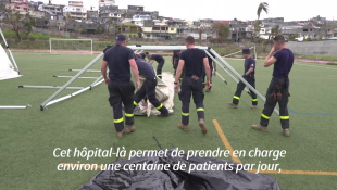 Mayotte: installation d'un hôpital de campagne à Mamoudzou