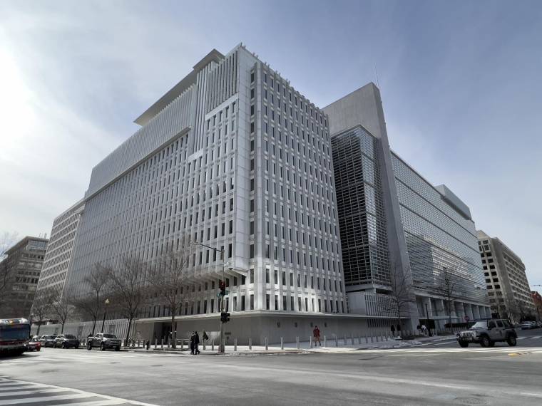 La Banque Mondiale à Washington, le 19 janvier 2022. ( AFP / DANIEL SLIM )