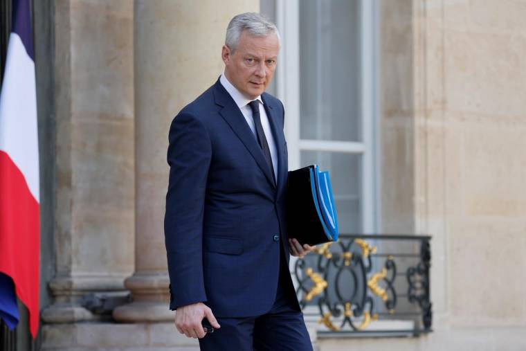 Bruno Le Maire, le 9 mars 2022, à Paris ( AFP / Ludovic MARIN )