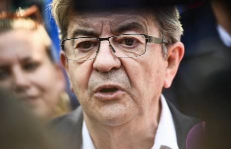 Jean-Luc Mélenchon, le 6 juin 2023, à Paris ( AFP / CHRISTOPHE ARCHAMBAULT )