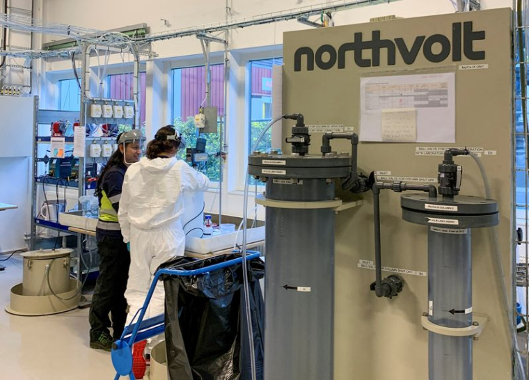 Une usine de Northvolt en Suède