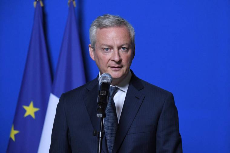 Le ministre français des Finances, Bruno Le Maire. ( AFP / ERIC PIERMONT )