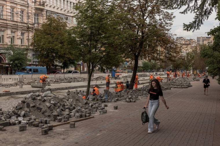 Kiev, le 2 août. ( AFP / ROMAN PILIPEY )