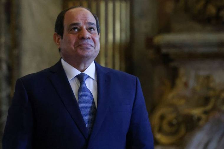 Le président égyptien Abdel Fattah al-Sisi à Bruxelles, en Belgique