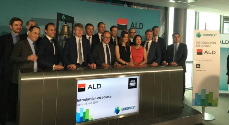 Après son introduction en Bourse, ALD est valorisé 5,8 milliards d'euros. (© Société Générale / ALD / Twitter)
