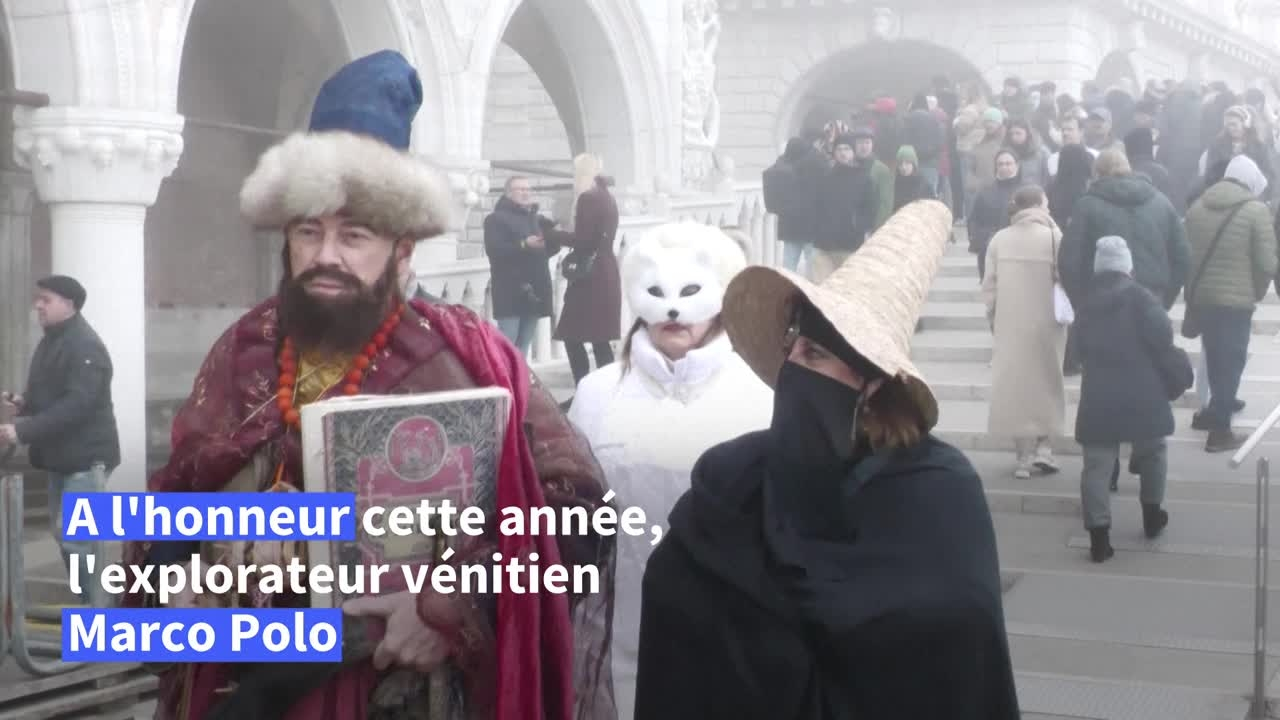 Coup d'envoi du carnaval de Venise dans un épais brouillard - Le Matin