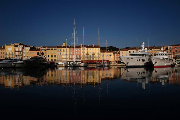 Le port de Saint-Tropez.  ( AFP / VALERY HACHE )