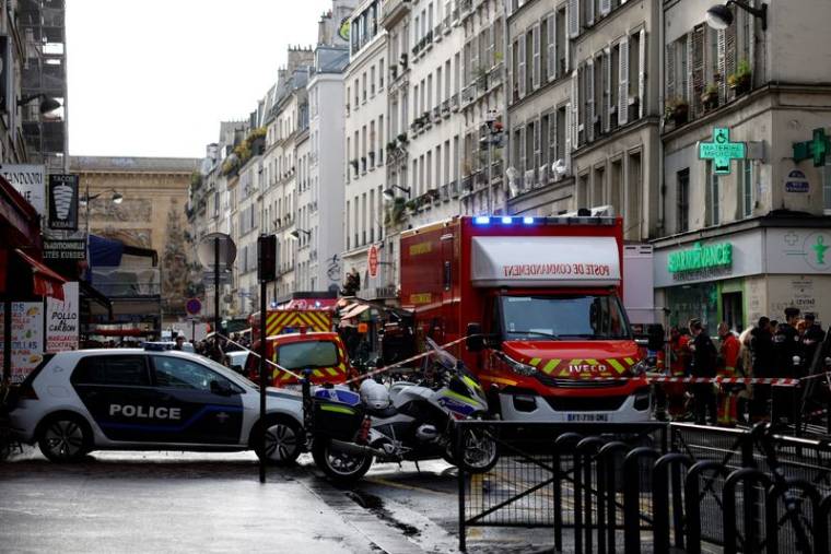 Les lieux de la fusillade devant le centre culturel kurde à Paris