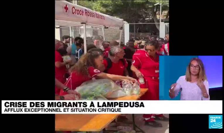 Crise des migrants à Lampedusa : afflux exceptionnel et situation critique