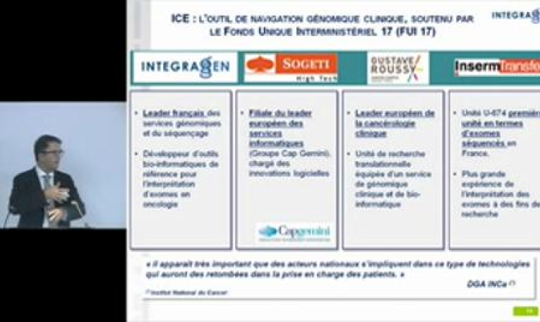 Integragen : prÃ©sentation vidÃ©o des rÃ©sultats semestriels 2014 et des derniÃ¨res avancÃ©es opÃ©rationnelles