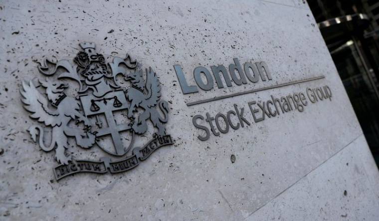 L'entrée du London Stock Exchange, à Londres