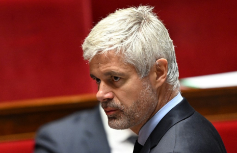 Laurent Wauquiez à Paris le 23 octobre 2024. ( AFP / BERTRAND GUAY )