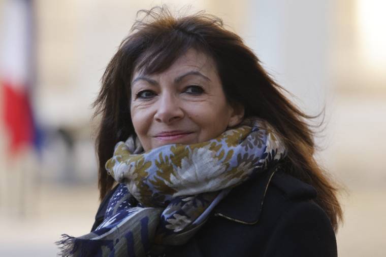 Anne Hidalgo à Paris, le 5 janvier 2024. ( AFP / LUDOVIC MARIN )