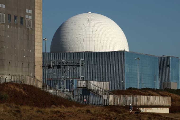 La centrale nucléaire de Sizewell, au Royaume-Uni. ( AFP / CHRIS RADBURN )