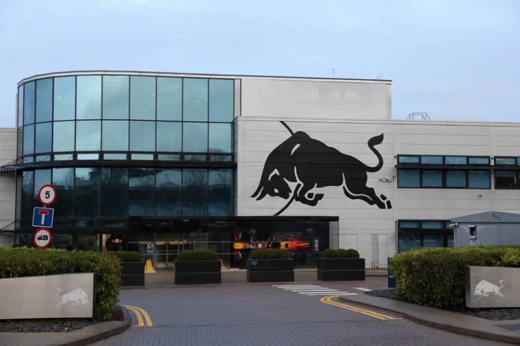 Une usine Red Bull à Milton Keynes, au Royaume-Uni