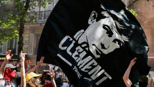 Manifestation d'hommage au militant antifaschiste Clément Méric à Paris, le 4 juin 2023 ( AFP / Alain JOCARD )