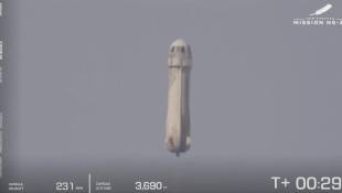 Une fusée de Blue Origin s'envole vers l'espace avec un Français à bord