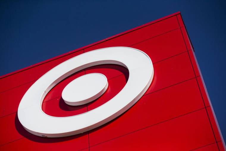 Un logo Target sur un bâtiment du groupe
