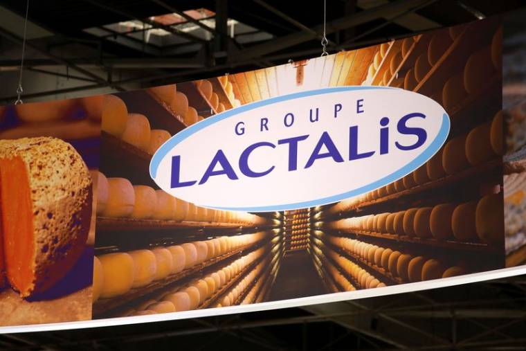 Photo d'archives du logo de Lactalis
