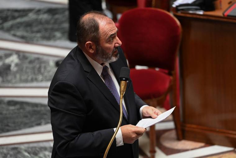 Le ministre de la Santé Francois Braun sà l'Assemblée nationale le 2 août 2022. ( AFP / Alain JOCARD )