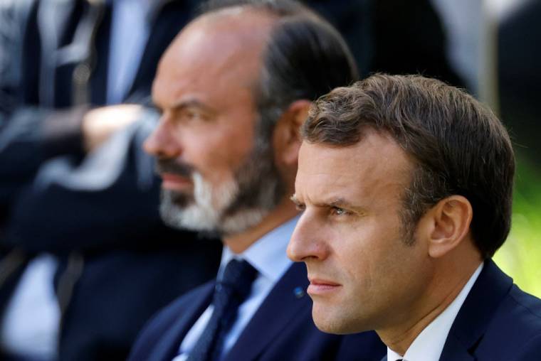 Édouard Philippe et Emmanuel Macron à Paris, le 29 juin 2020. ( POOL / CHRISTIAN HARTMANN )
