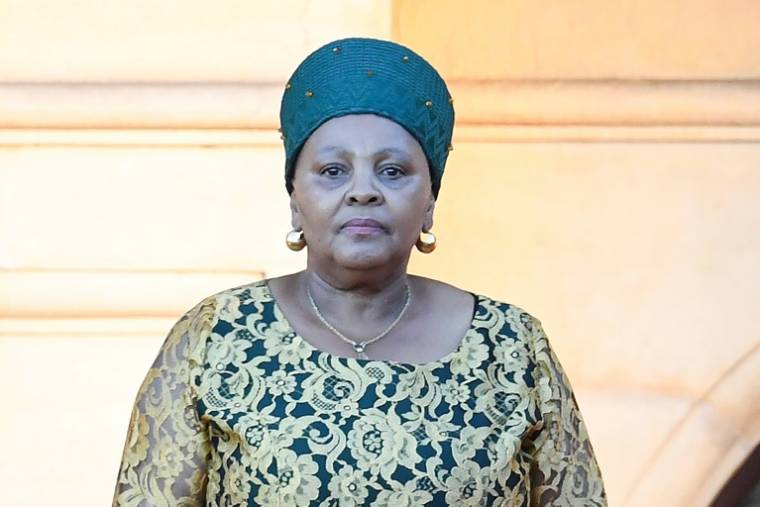 La présidente du Parlement sud-africain, Nosiviwe Mapisa-Nqakula, le 8 février 2024 au Cap ( POOL / Rodger Bosch )
