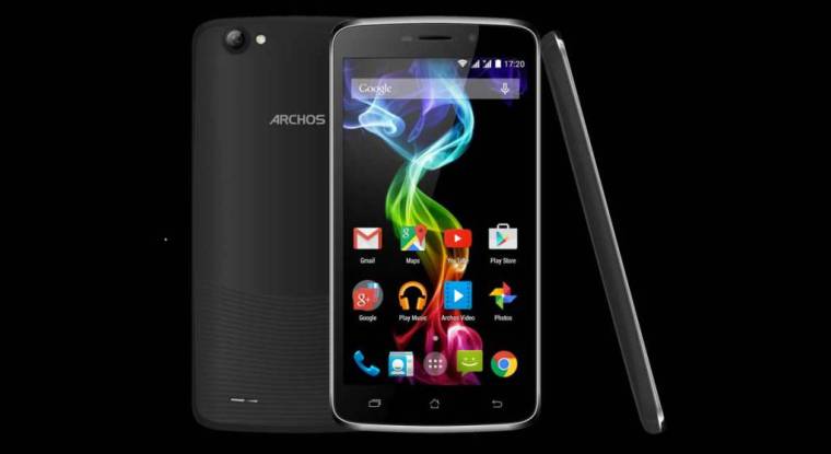 Smartphone Archos modèle 50 d oxygen. (© Archos)