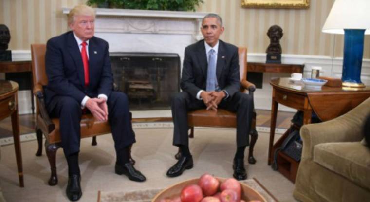 Le président Barack Obama rencontre à la Maison Blanche son successeur Donald Trump (©Jim Watson/AFP)