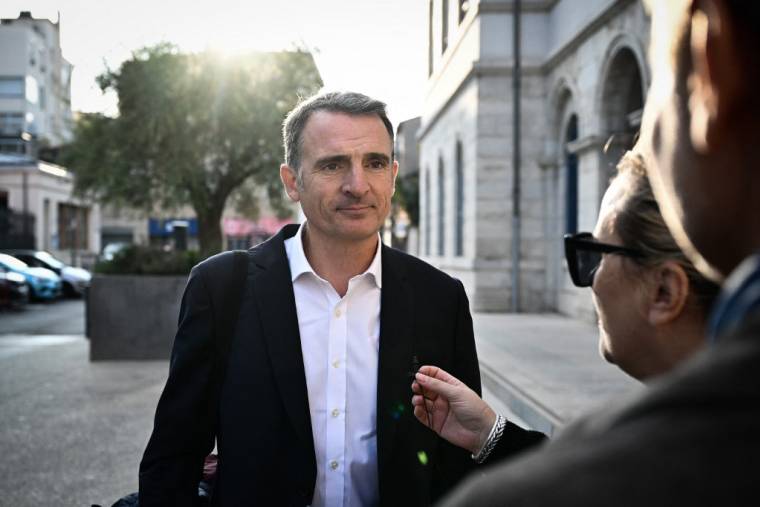 Éric Piolle à Valence, le 26 septembre 2022. ( AFP / JEFF PACHOUD )