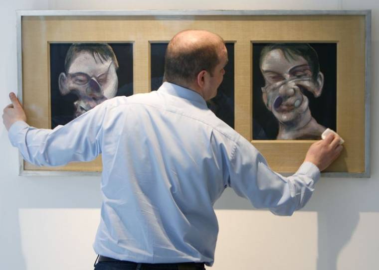 Tableau « Trois études pour un autoportrait » de Francis Bacon