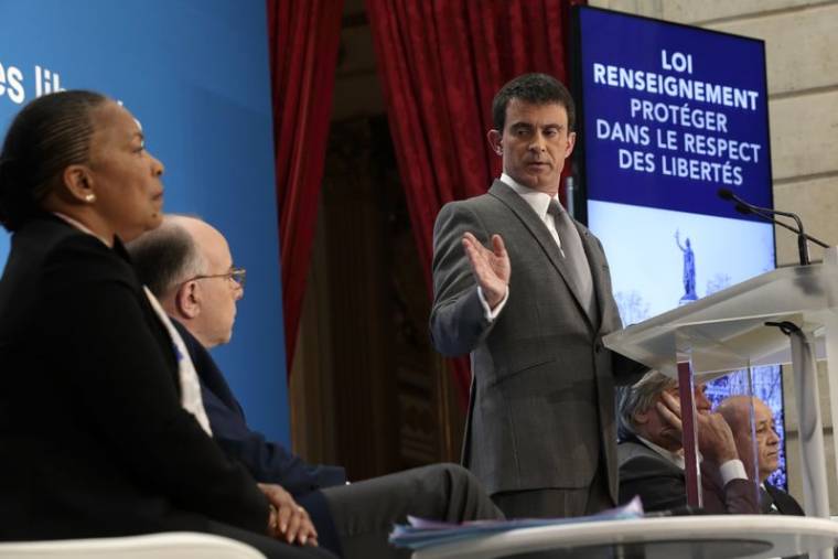 French Prime Minister Manuel Valls speaks during a news conference at the Elysee Palace in Paris