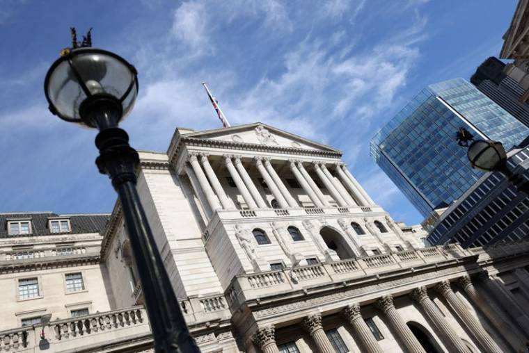 Siège de la Banque d'Angleterre dans la ville de Londres
